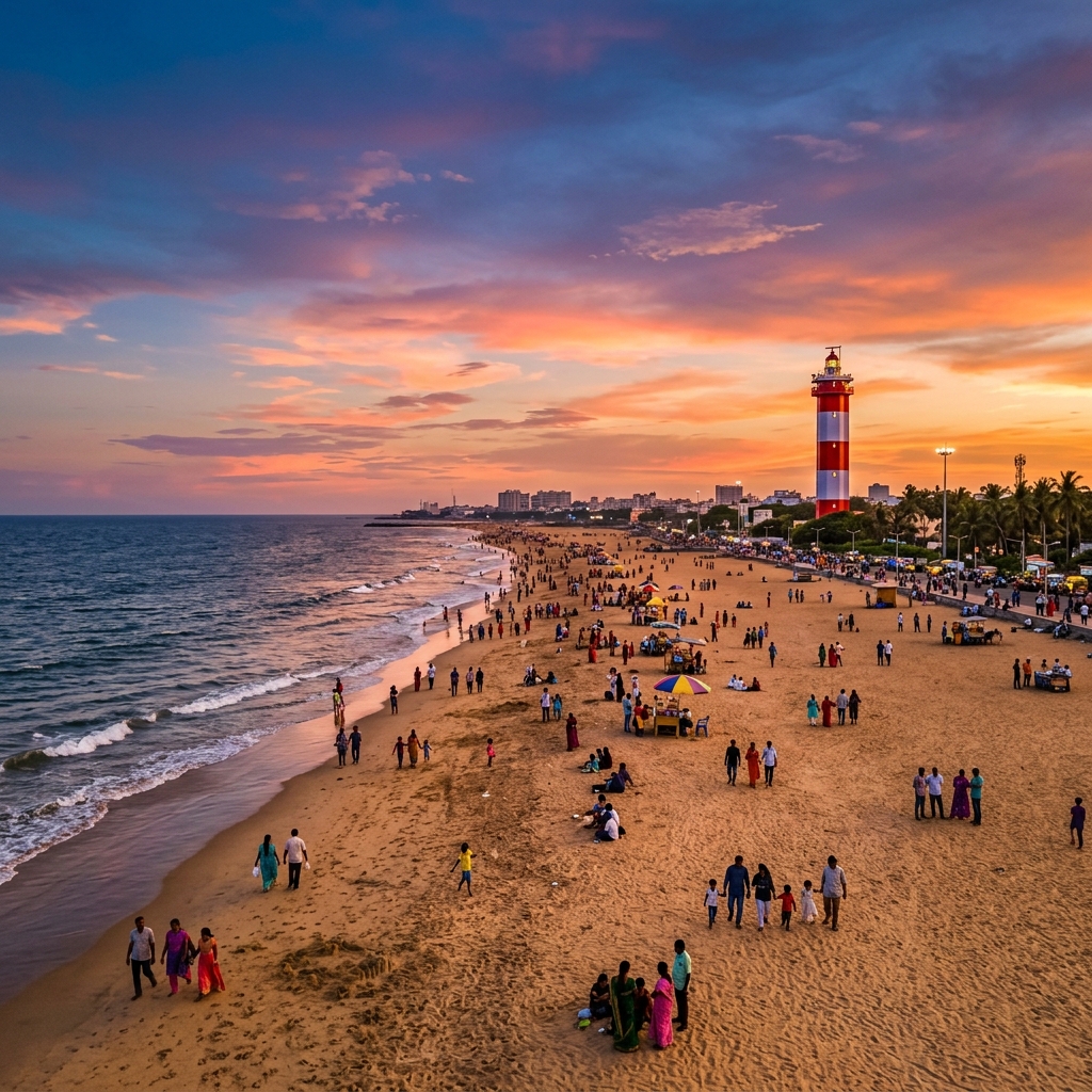 Marina Beach Chennai